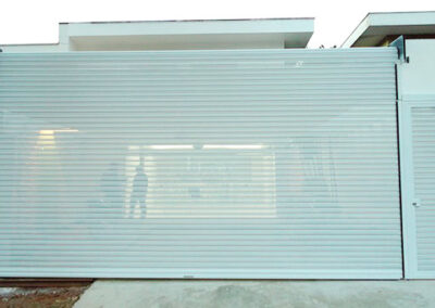 Porta de enrolar residencial