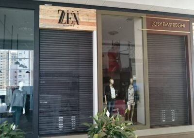 Porta automatizada de enrolar